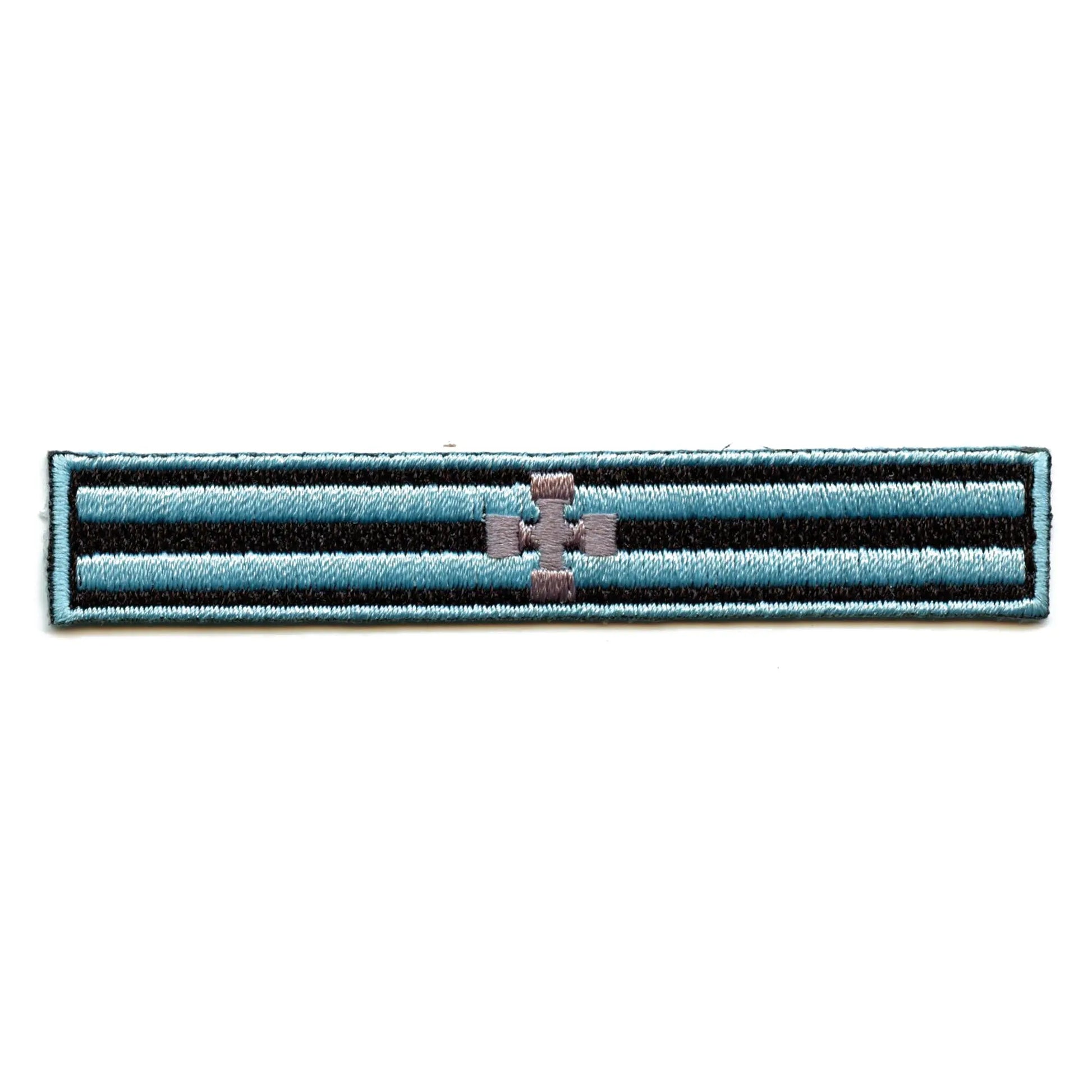 Fire Force Sergeant Patch Uniform Stripes Embroidered Iron On 