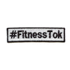 #FitnessTok Patch Popular Hashtag Embroidered Iron On 