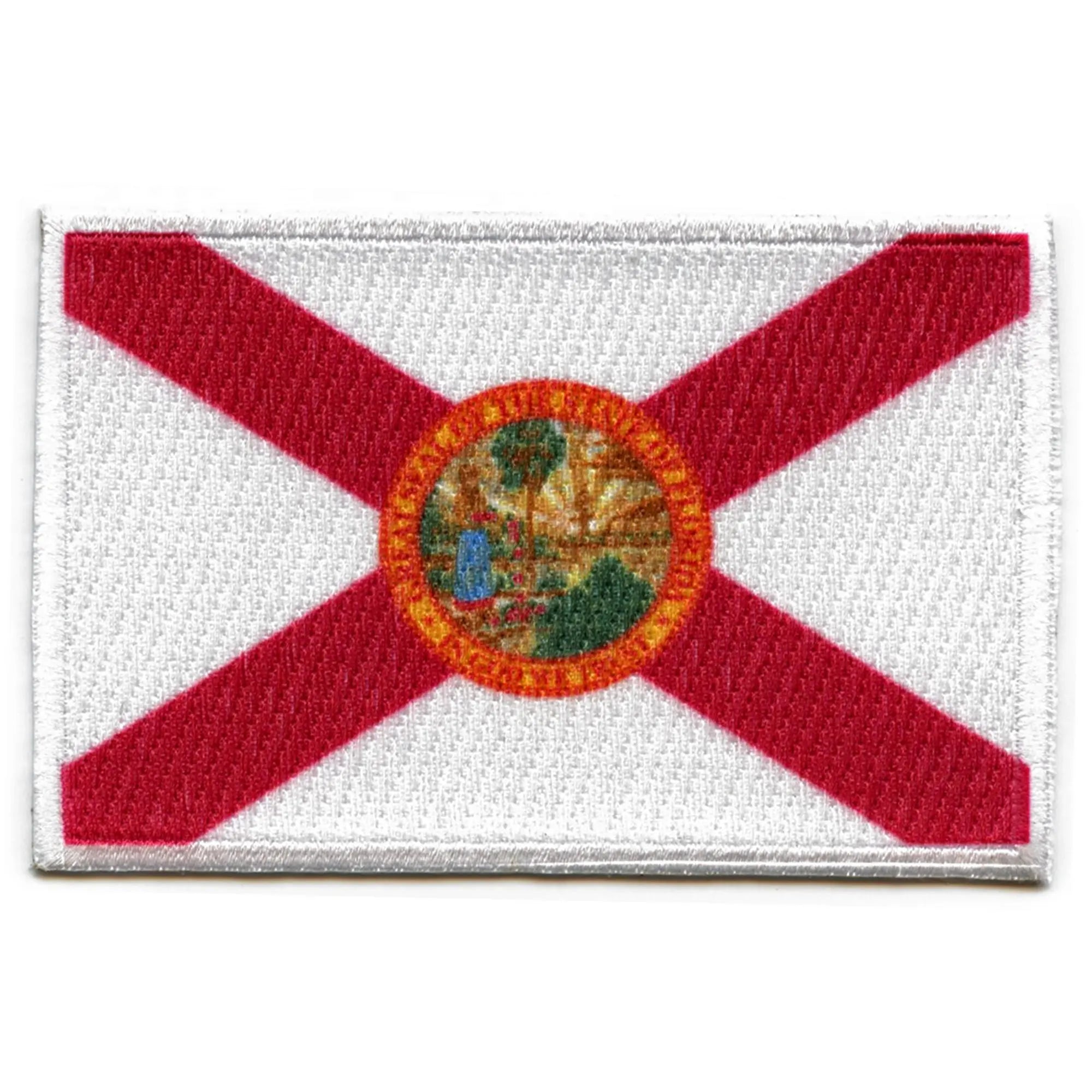 Florida Patch State Flag Embroidered Iron On