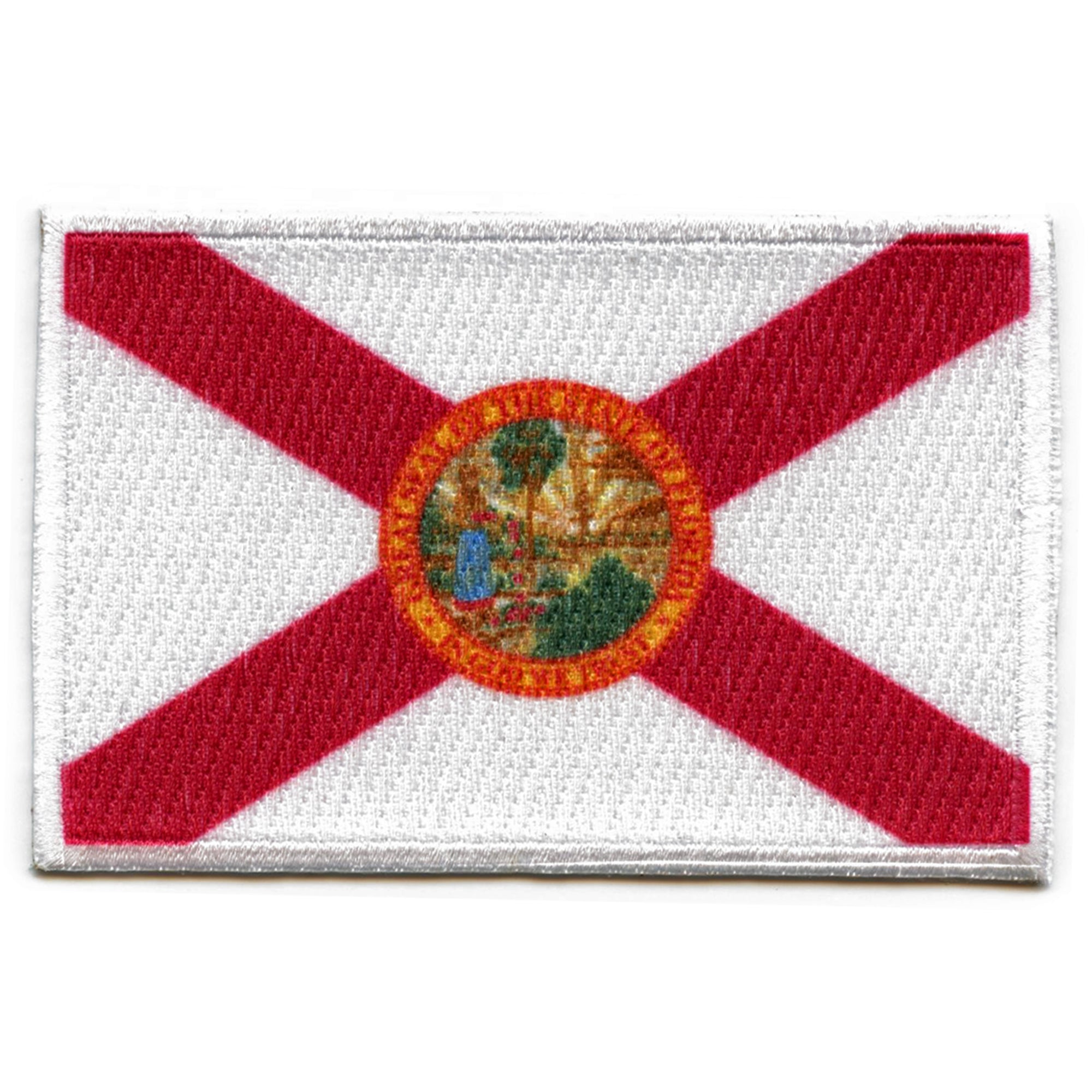 Florida Patch State Flag Embroidered Iron On 