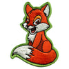 Cartoon Orange Fox Full Body Embroidered Iron On Patch 