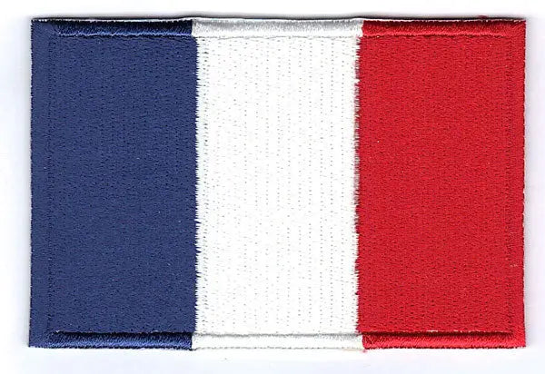 France Embroidered Country Flag Iron On Patch