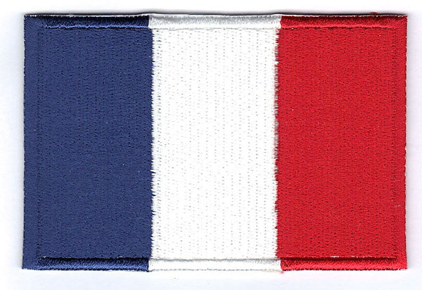 France Embroidered Country Flag Iron On Patch 