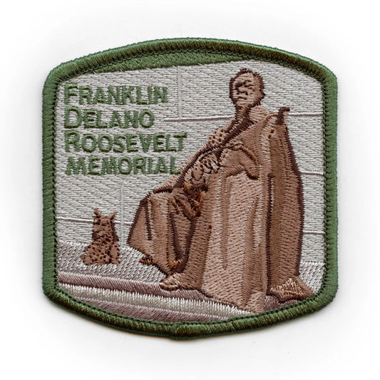 Franklin Delano Roosevelt Memorial Patch Washington DC Travel Embroidered Iron On