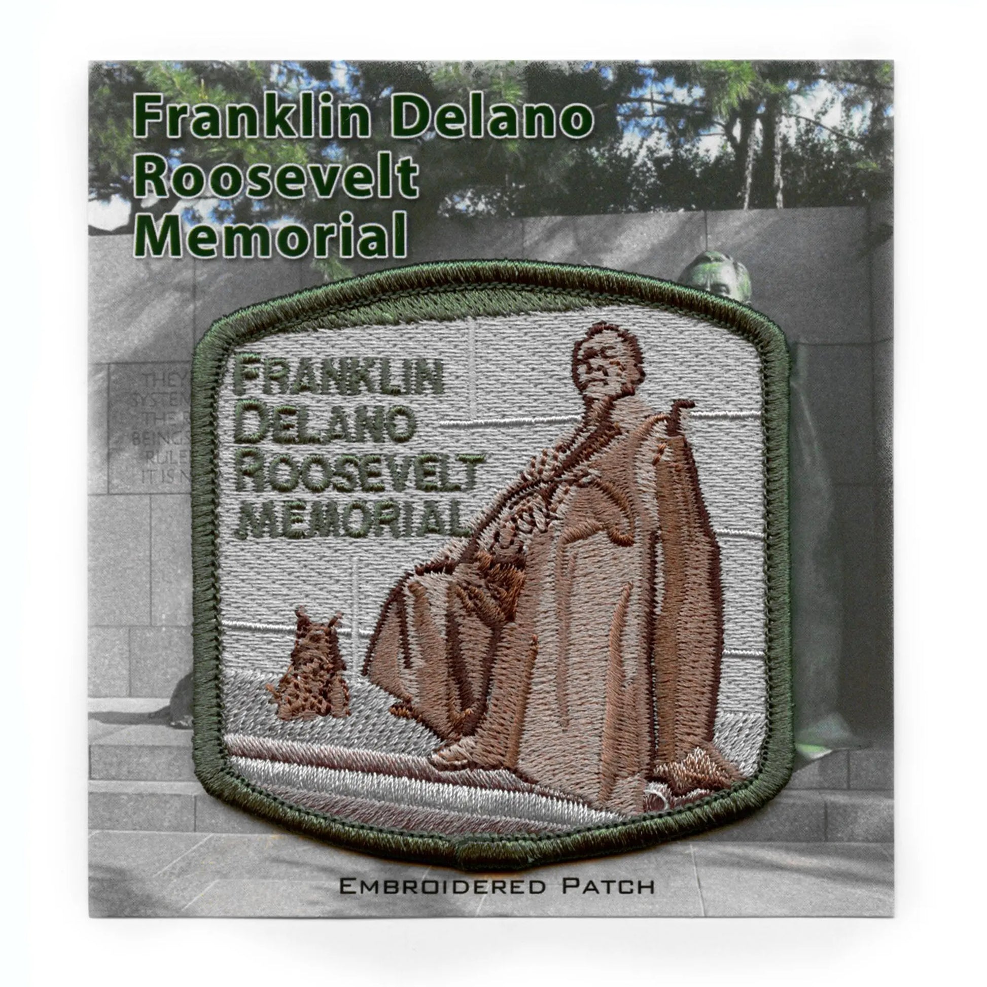 Franklin Delano Roosevelt Memorial Patch Washington DC Travel Embroidered Iron On