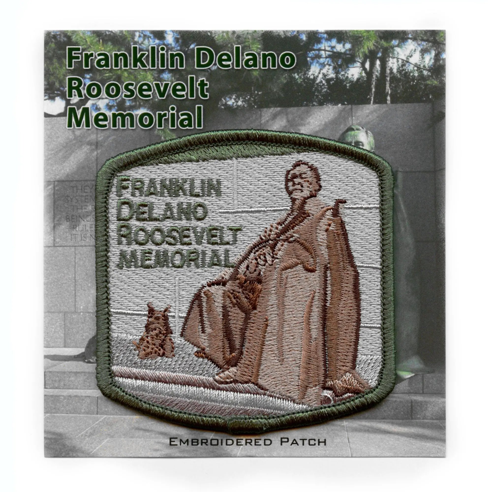 Franklin Delano Roosevelt Memorial Patch Washington DC Travel Embroidered Iron On