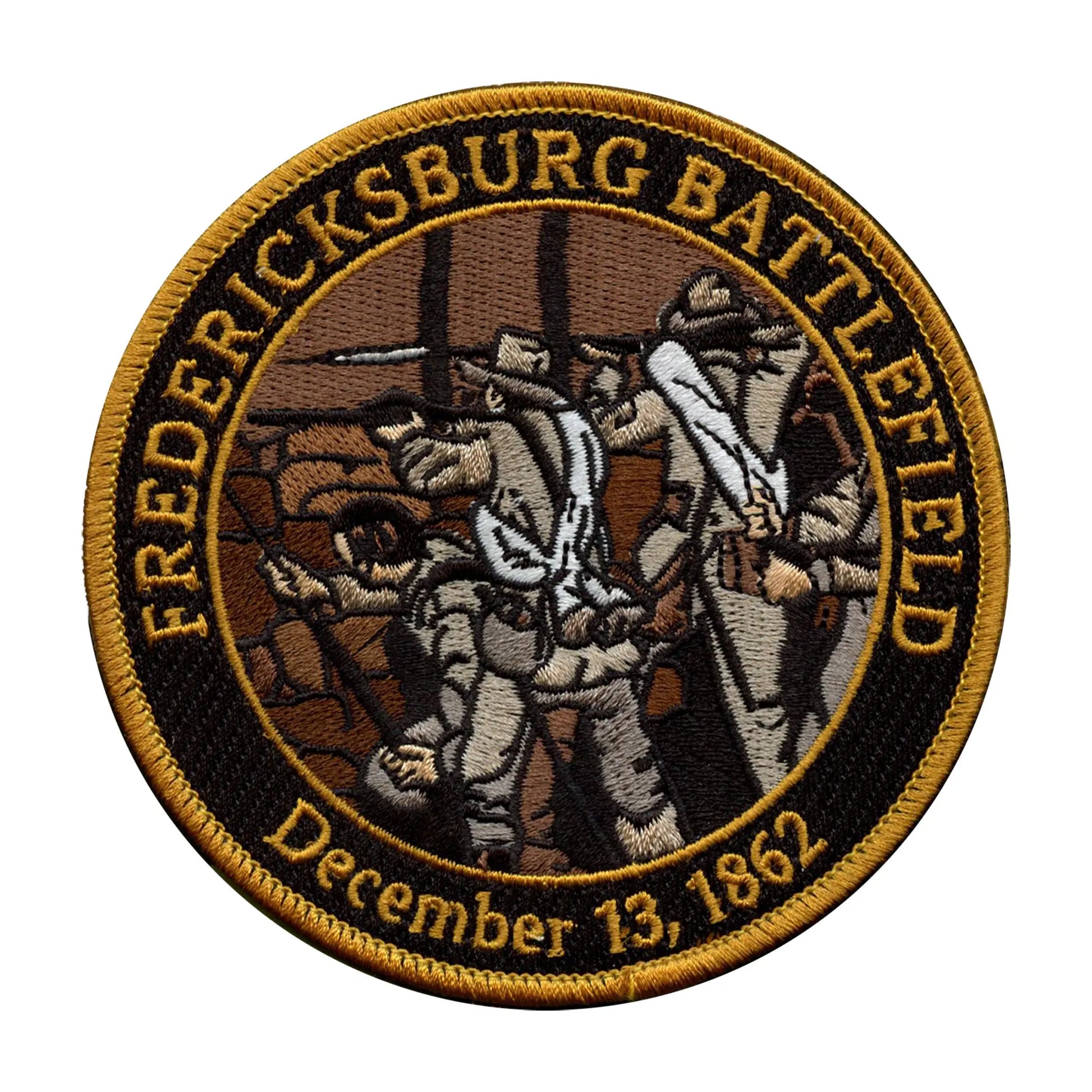 Civil War Fredericksburg Battlefield Patch History Battle Travel Embroidered Iron On