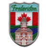 Fredericton Canada Shield Patch Travel Badge Memory Embroidered Iron On 