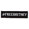 FREEBRITNEY Patch Hashtag Movement  Embroidered Iron On 