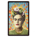 Frida Kahlo Pixel Portrait Sublimated Embroidered Iron On Patch 