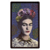 Frida Kahlo Floral Portrait Sublimated Embroidered Iron On Patch 