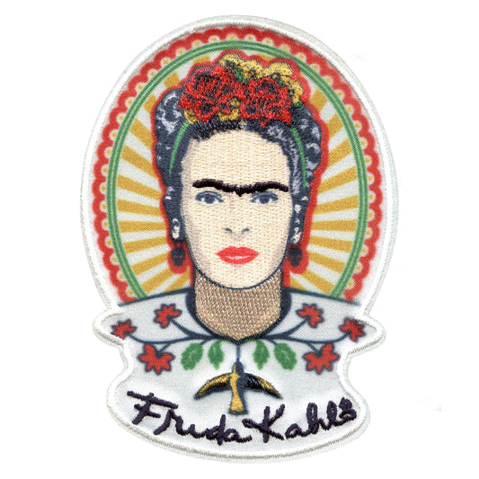 Frida Kahlo Mexicana Portrait Sublimated Embroidered Iron On Patch 