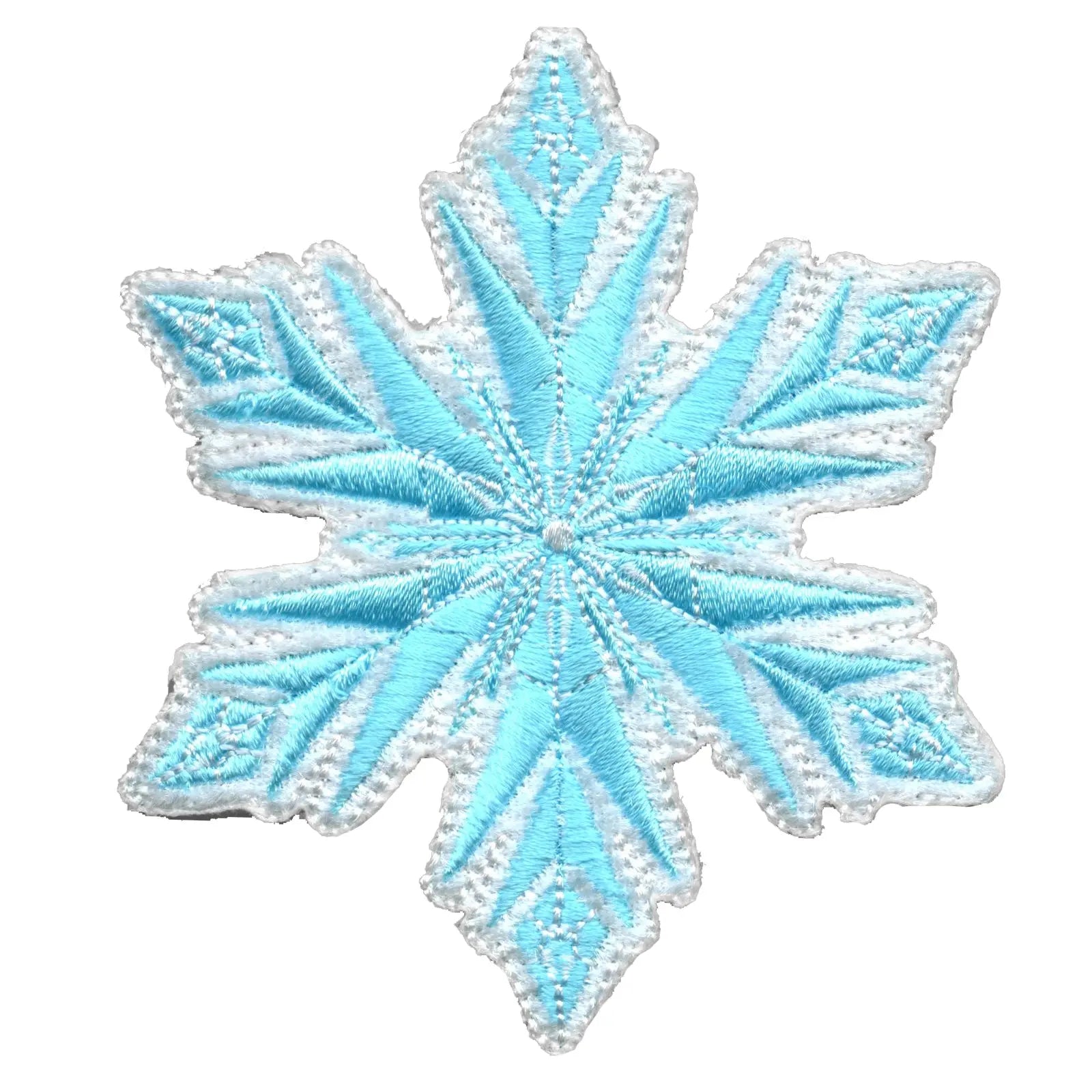 Disney's Frozen Elsa's Snowflake Embroidered Applique Iron On Patch 