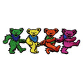 Grateful Dead Dancing Bears Patch Large Iconic Embroidered Iron On