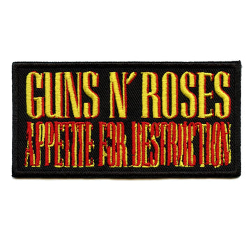 Guns N' Roses Album Patch Appetite For Destruction Embroidered Iron On