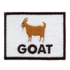 GOAT Box Logo Embroidered Iron On Patch 