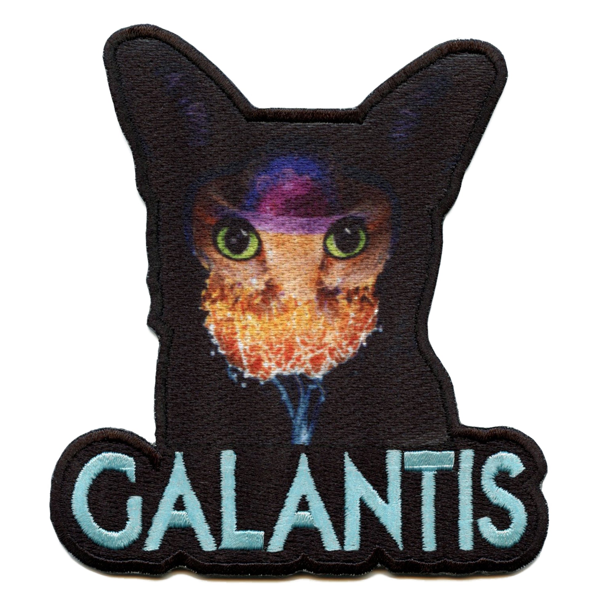 Cat-Faced Sea Fox Patch EDM Artist Logo Embroidered Iron On 