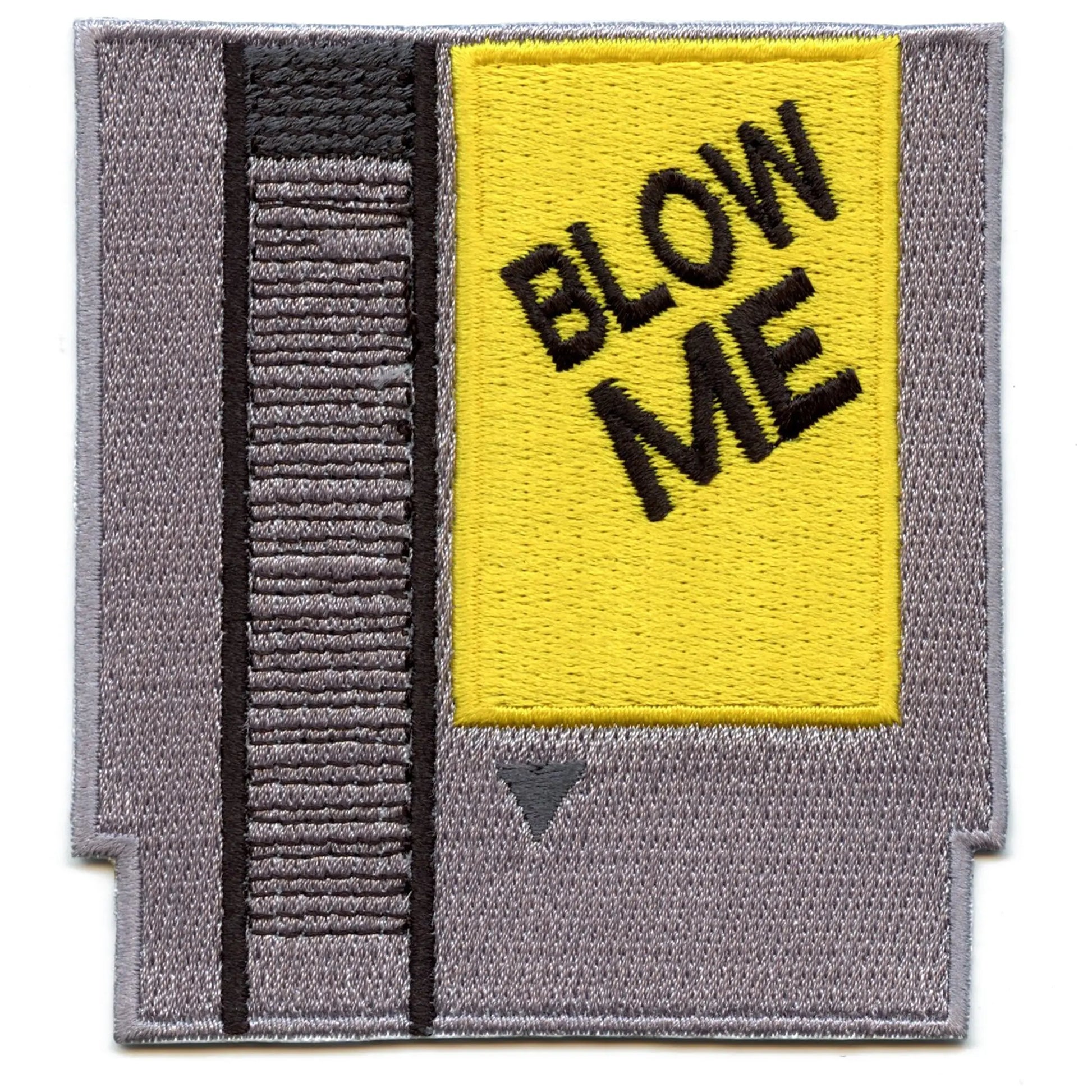 Blow Me Patch Vintage Game Cartridge Embroidered Iron On 