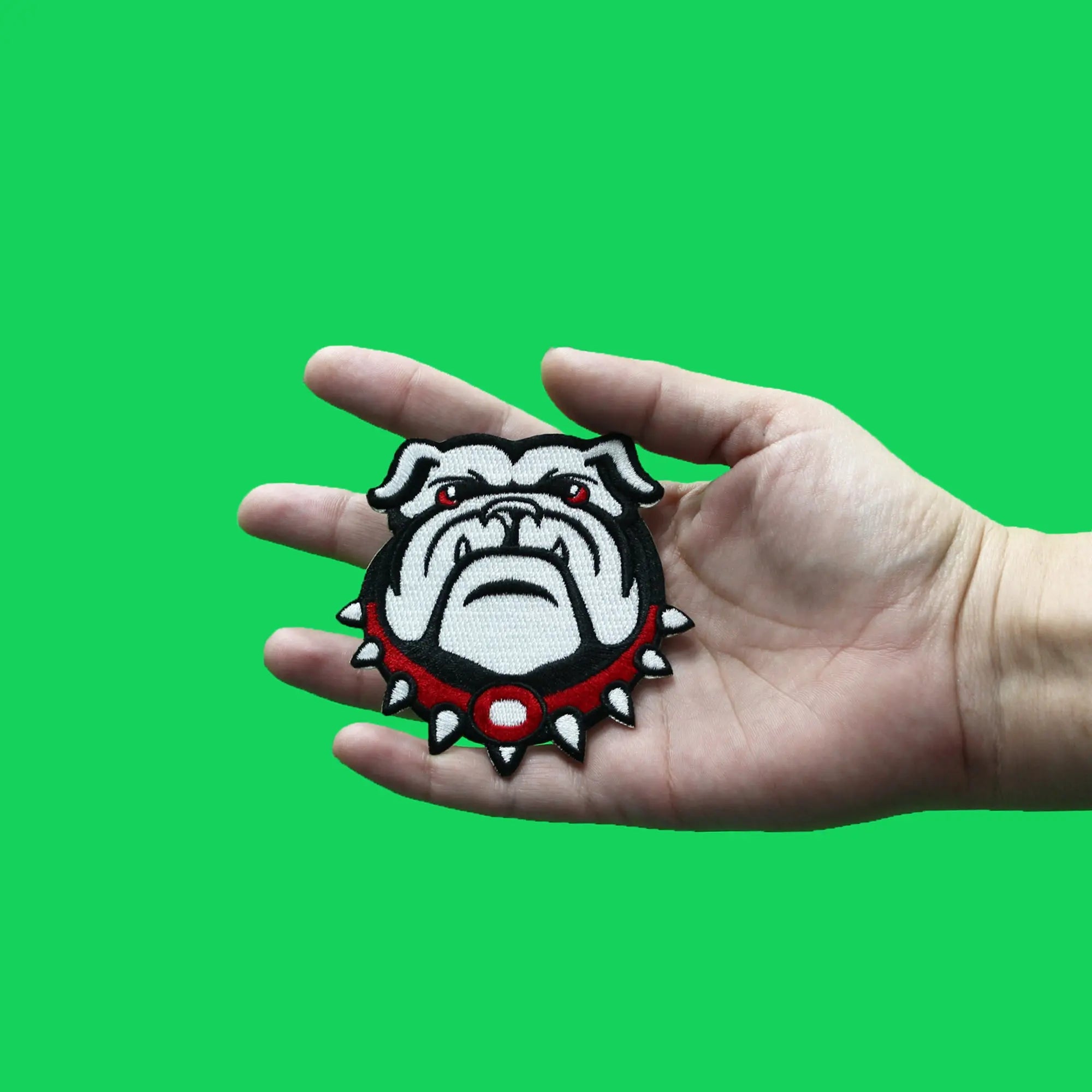 French Bulldog Head Iron On Patch 