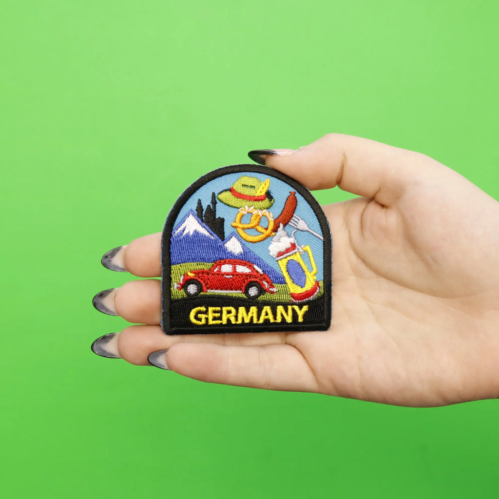 Germany Travel Embroidered Iron On Patch