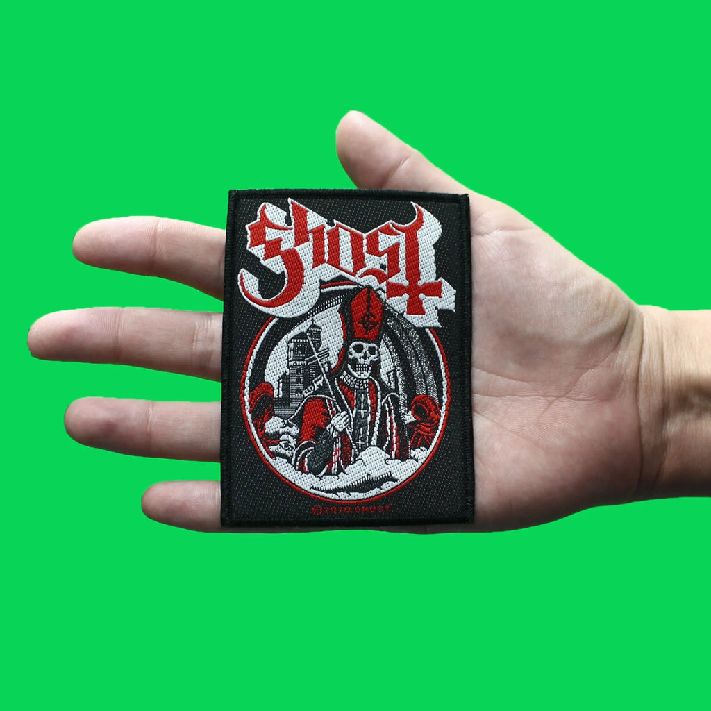 Ghost Secular Haze Patch Hard Rock Band Woven Iron On