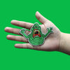 Ghostbusters Slimy Screaming Slimer Patch Classic 80s Comedy Embroidered Iron On