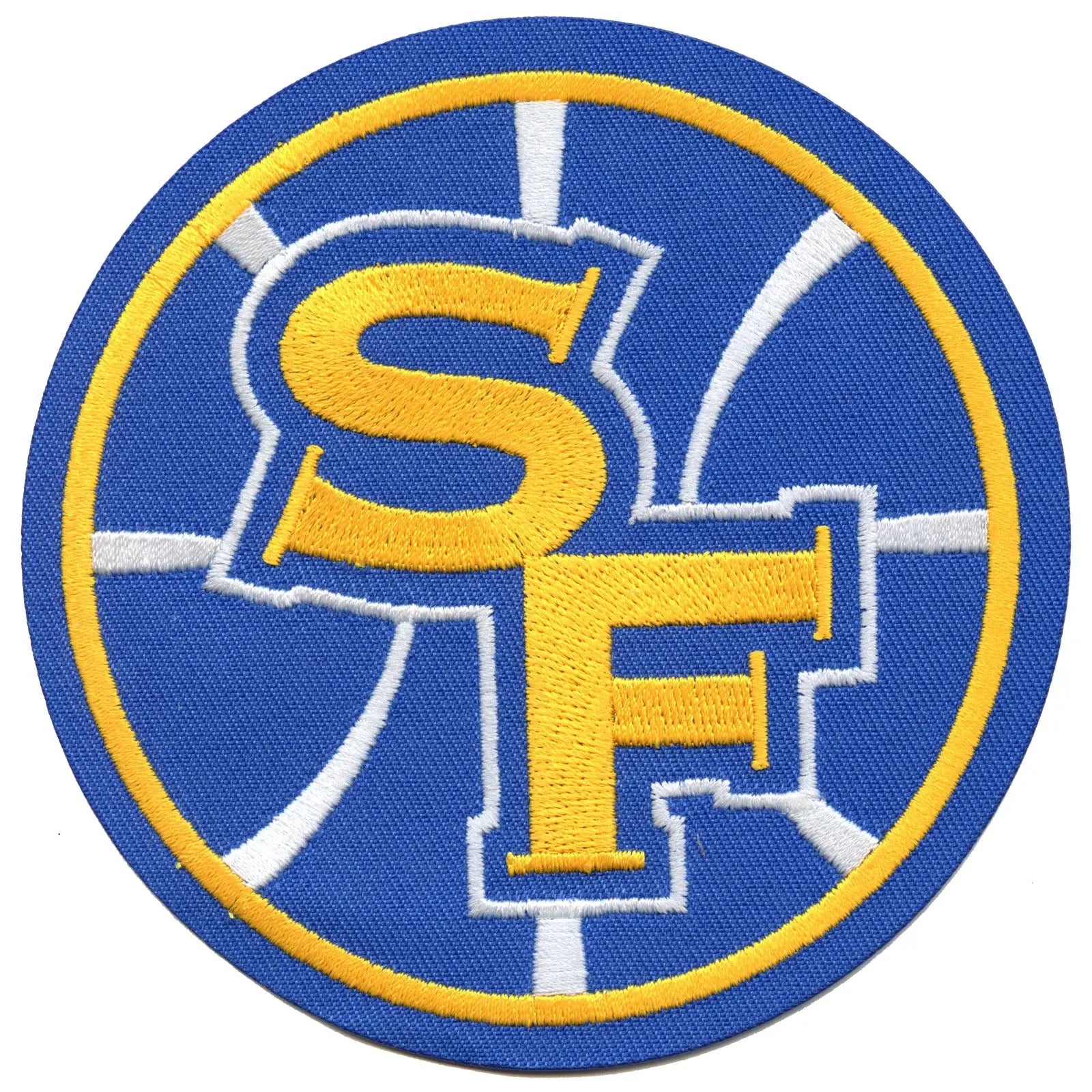 Golden State Warriors Secondary SF Round Logo Patch 
