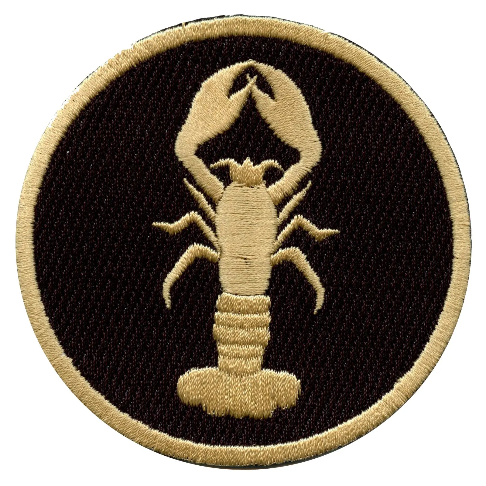 New Orleans Louisiana Crawfish Icon Embroidered Iron On Patch 
