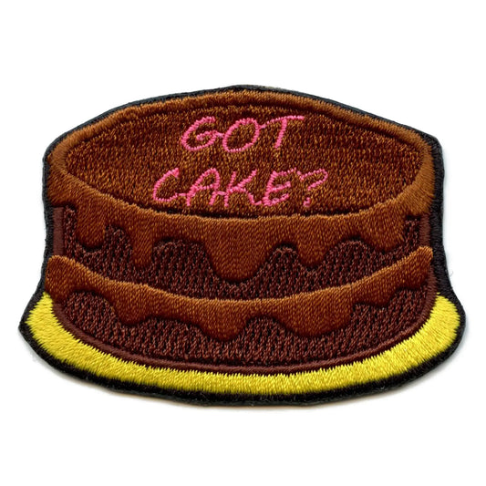 Got Cake Patch Chocolate Pastry Embroidered Iron On 