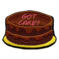 Got Cake Patch Chocolate Pastry Embroidered Iron On