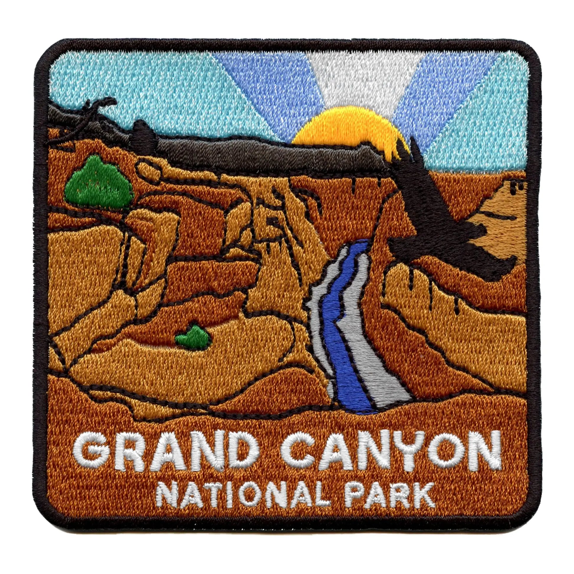 Grand Canyon National Park Patch Arizona Travel Memory Embroidered Iron On 