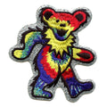 Grateful Dead Bears Patch Glitter Tie Dye Embroidered Iron On