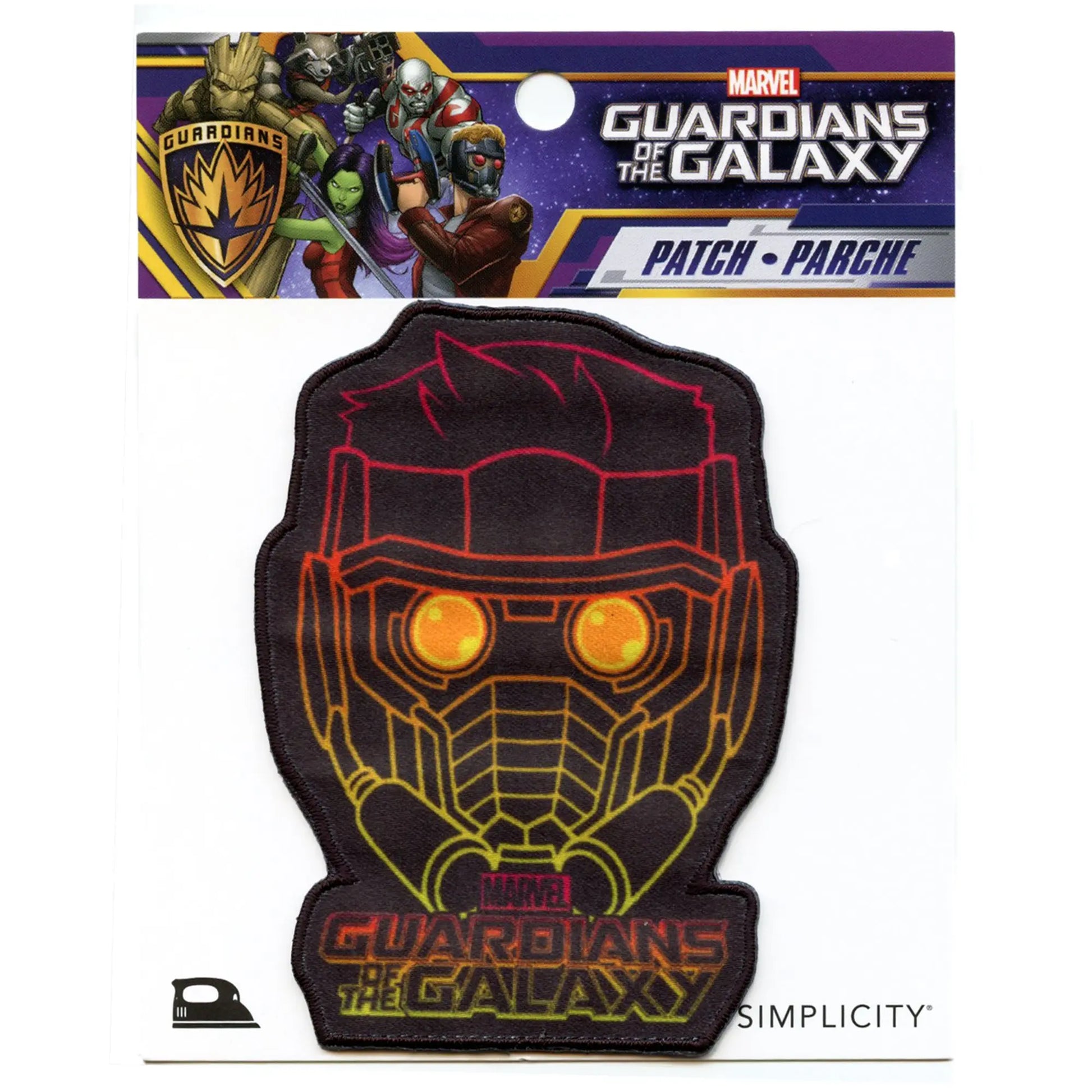 Guardians of the Galaxy Star Lord Patch Marvel Hero Embroidered Iron on