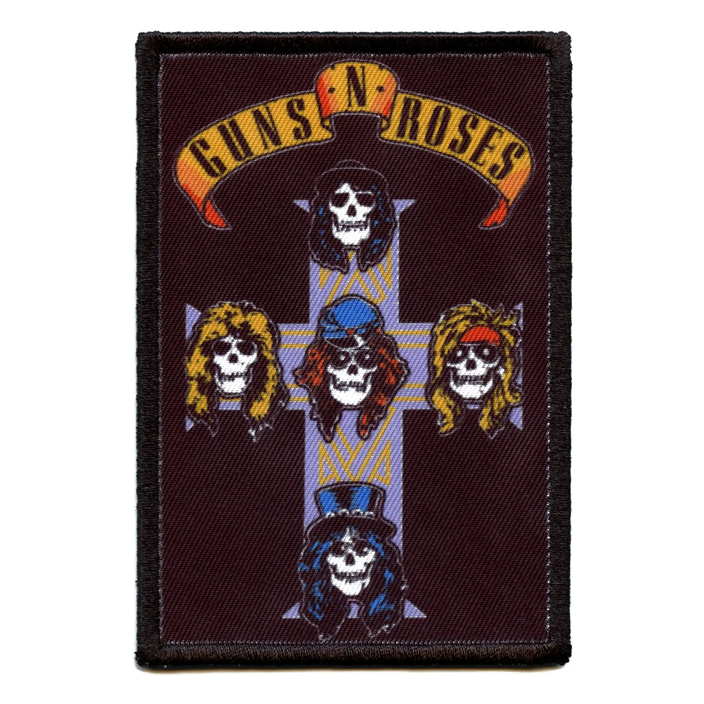 Guns N' Roses Nightrain Cross Patch Metal Rock Band Sublimated Iron On