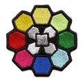 Gym Badge Patch Rainbow Icon Embroidered Iron On 