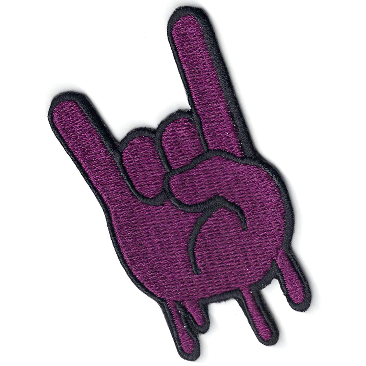 Purple Syrup Houston Hand Emoji Iron On Patch 