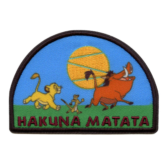 Lion King Hakuna Matata Patch Simba Disney No Worries Embroidered Iron On 