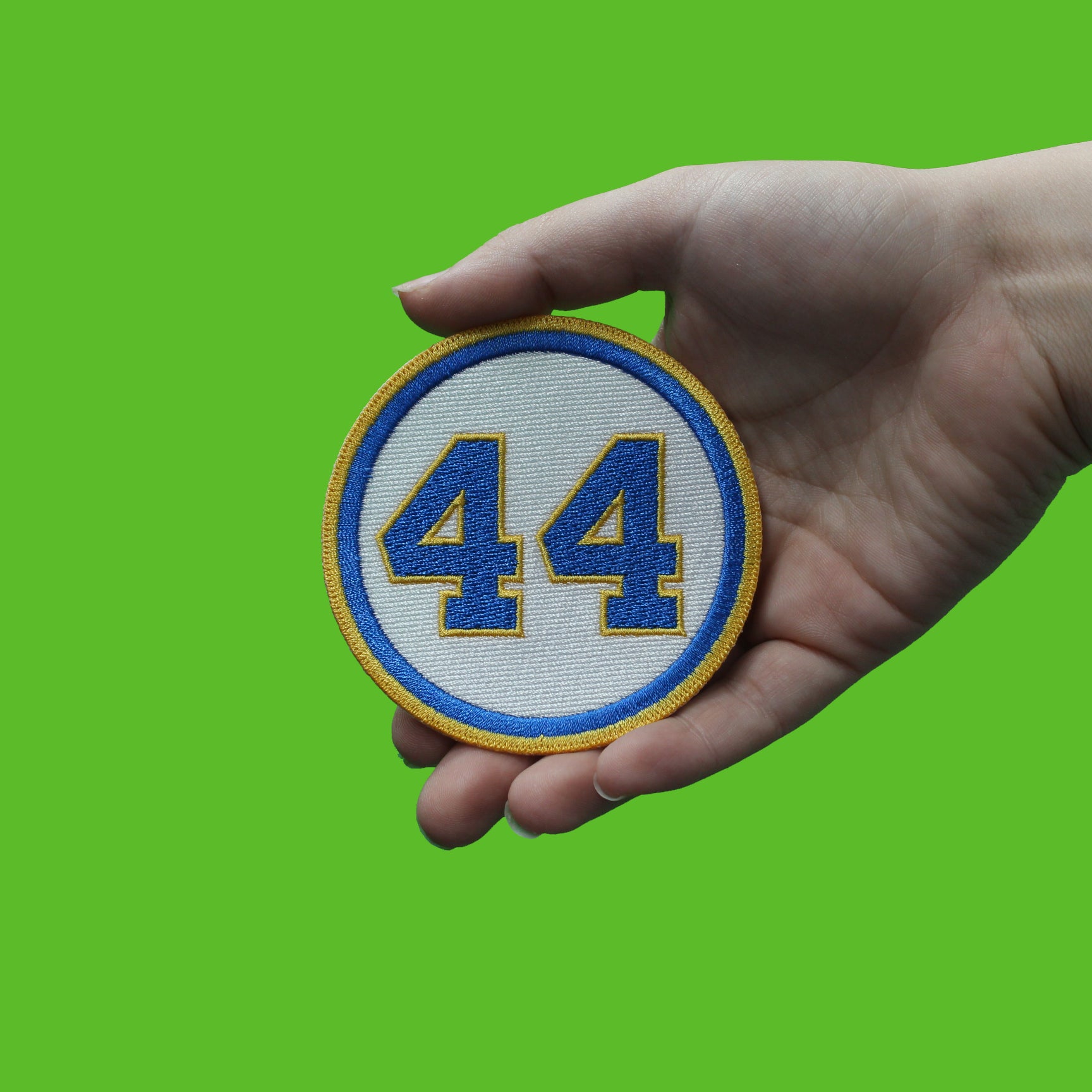 Hank Aaron 44 Milwaukee Brewers Memorial Jersey Sleeve Patch – Patch  Collection