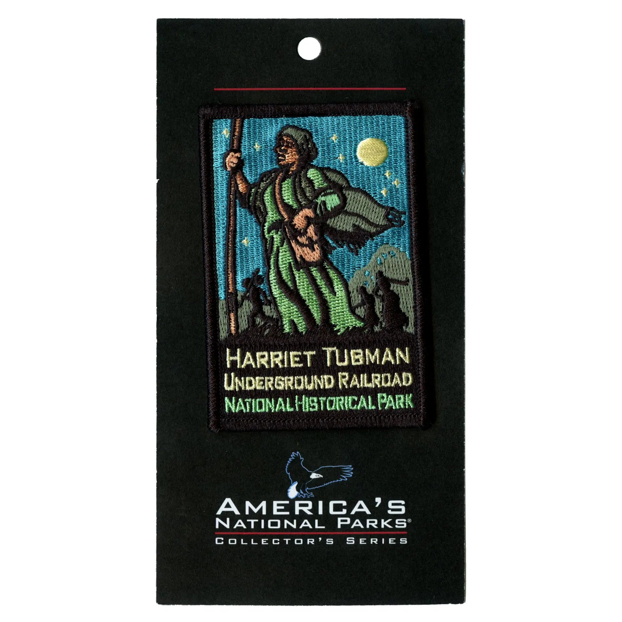 Harriet Tubman Underground Railroad Patch National Park Travel History Embroidered Iron On