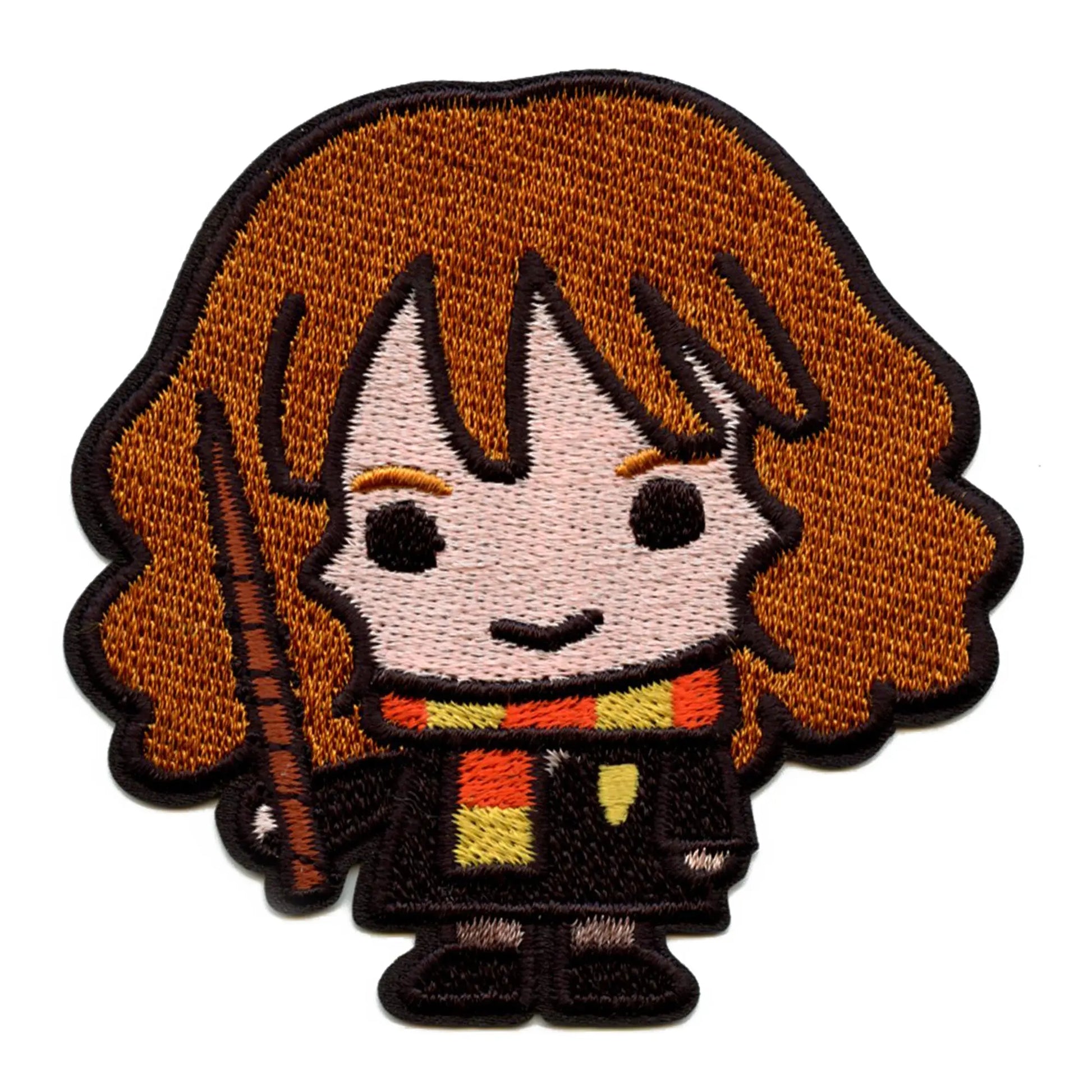 Harry Potter Hermione Granger Emoji Patch Gryffindor Wand Witch Embroidered Iron On