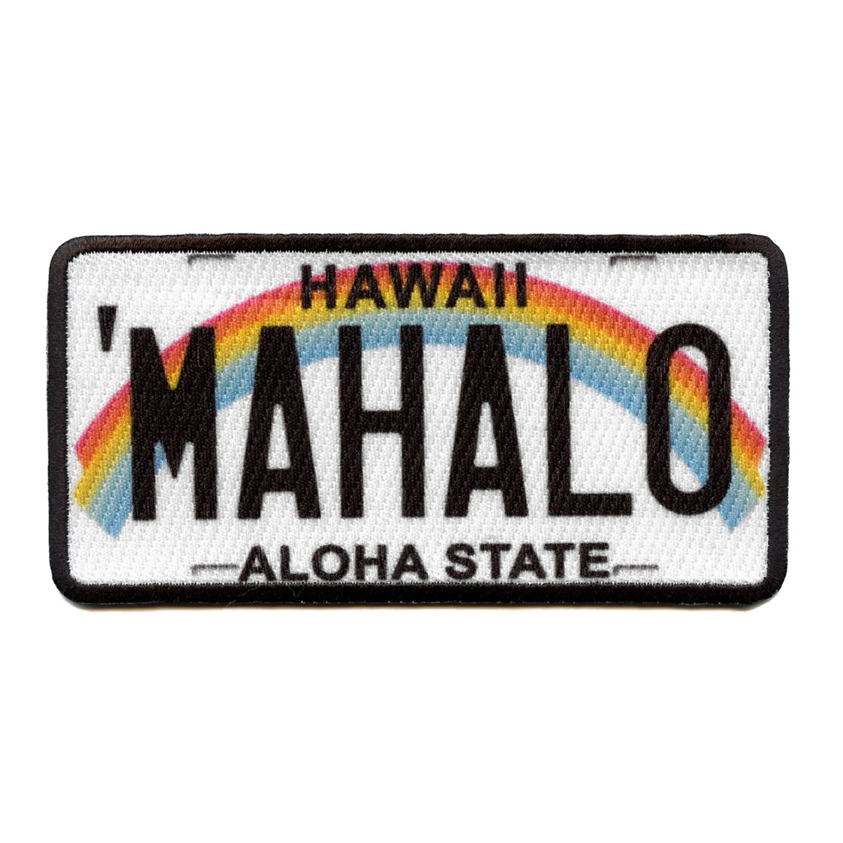 Hawaii Mahalo License Plate Patch Aloha State Sublimated Iron On ...