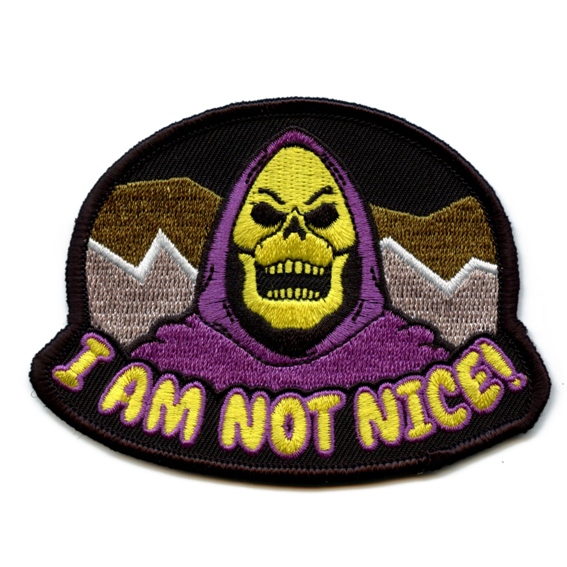 Be nice Patch, Embroidered Iron On