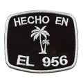 Hecho En El 956 Patch Area Code Embroidered Iron On
