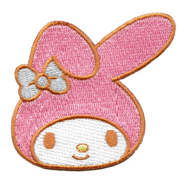 My Melody Blue Bow Patch Hello Kitty Cartoon Embroidered Iron On
