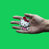Hello Kitty Sitting Patch Apple Head Embroidered Iron On 