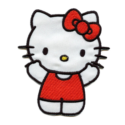 Hello Kitty In Swimsuit Iron On Embroidered Patch 