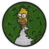 The Simpsons Patch Homer Hiding In Bush Embroidered Iron On 