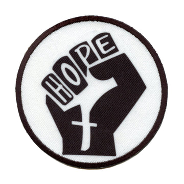 Hope BLM Fist Embroidered Iron On FotoPatch 