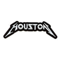 Houston Rock Band Logo Iron On Patch