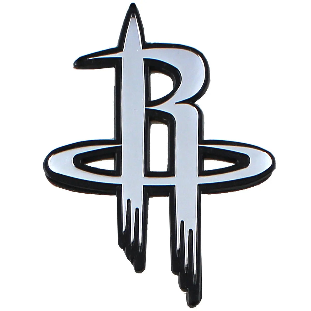Rockets Emble Houston Rockets Auto Premium Metal Emblem Chrome – Patch Collection